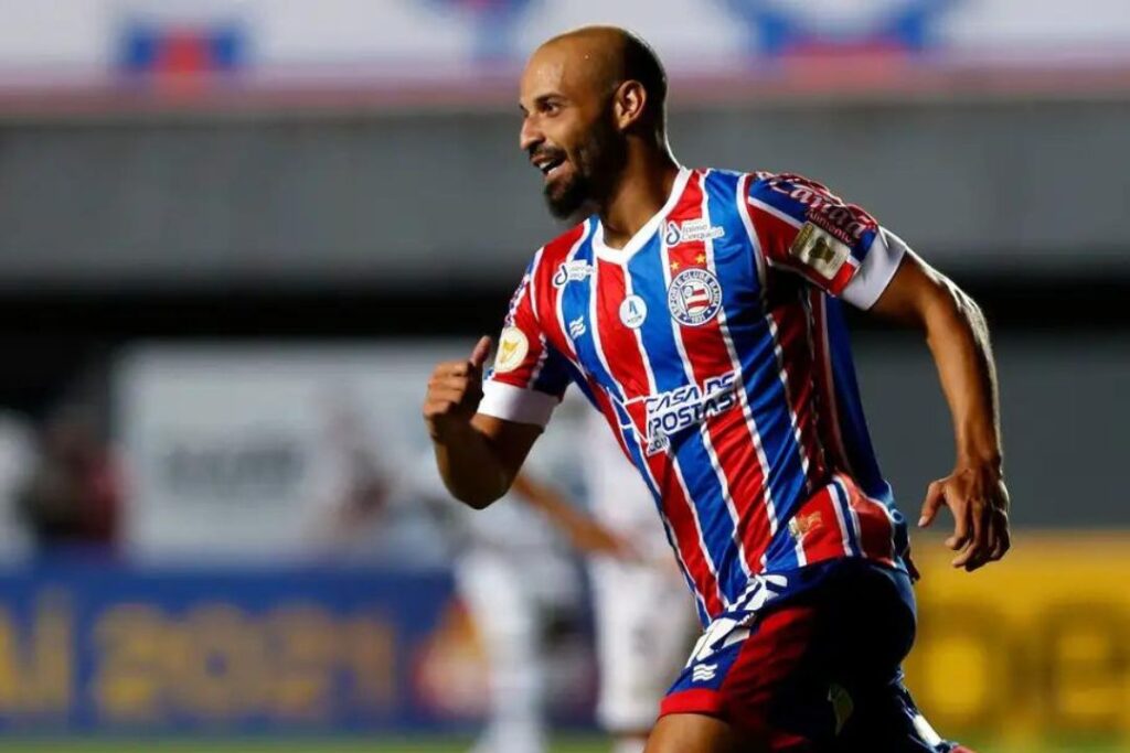 Thaciano será desfalque para Rogério Ceni. | Foto: Felipe Oliveira/Bahia/Divulgação