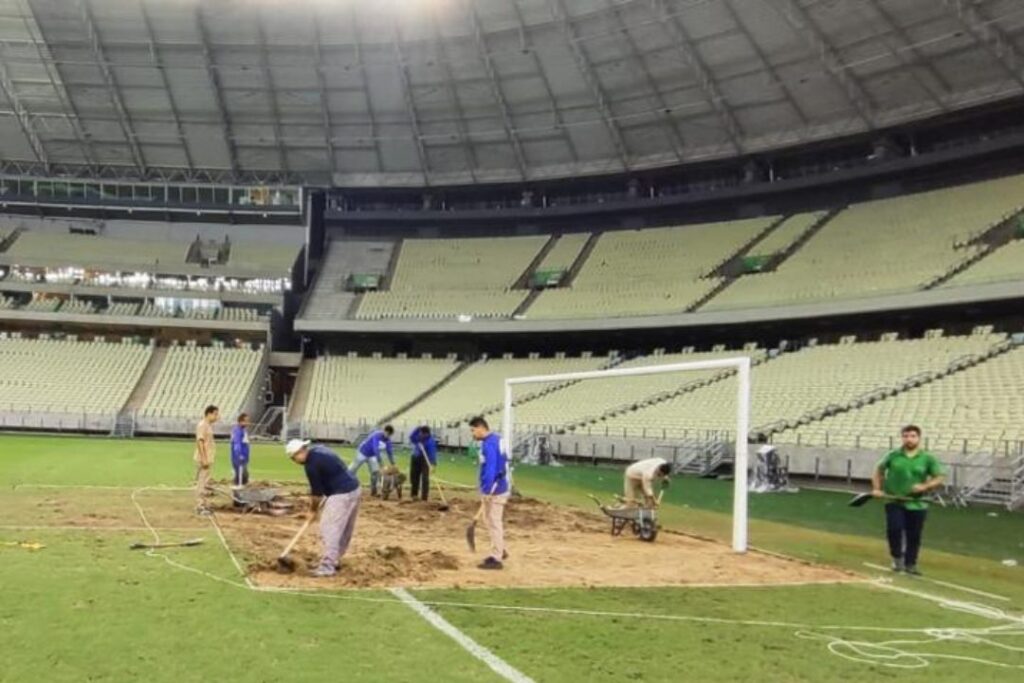 Praça esportiva ficará 10 dias sem receber um jogo oficial. | Foto: Sejuv