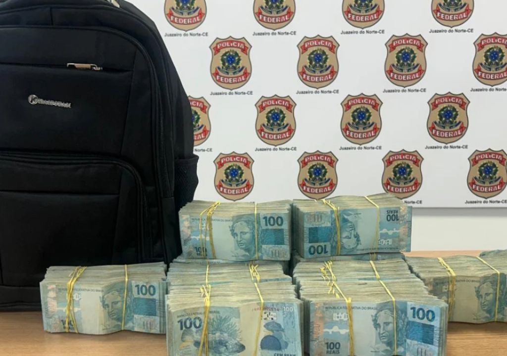 Polícia Federal apreende R$ 500 mil em espécie em Juazeiro do Norte com suspeita de desvios de recursos públicos