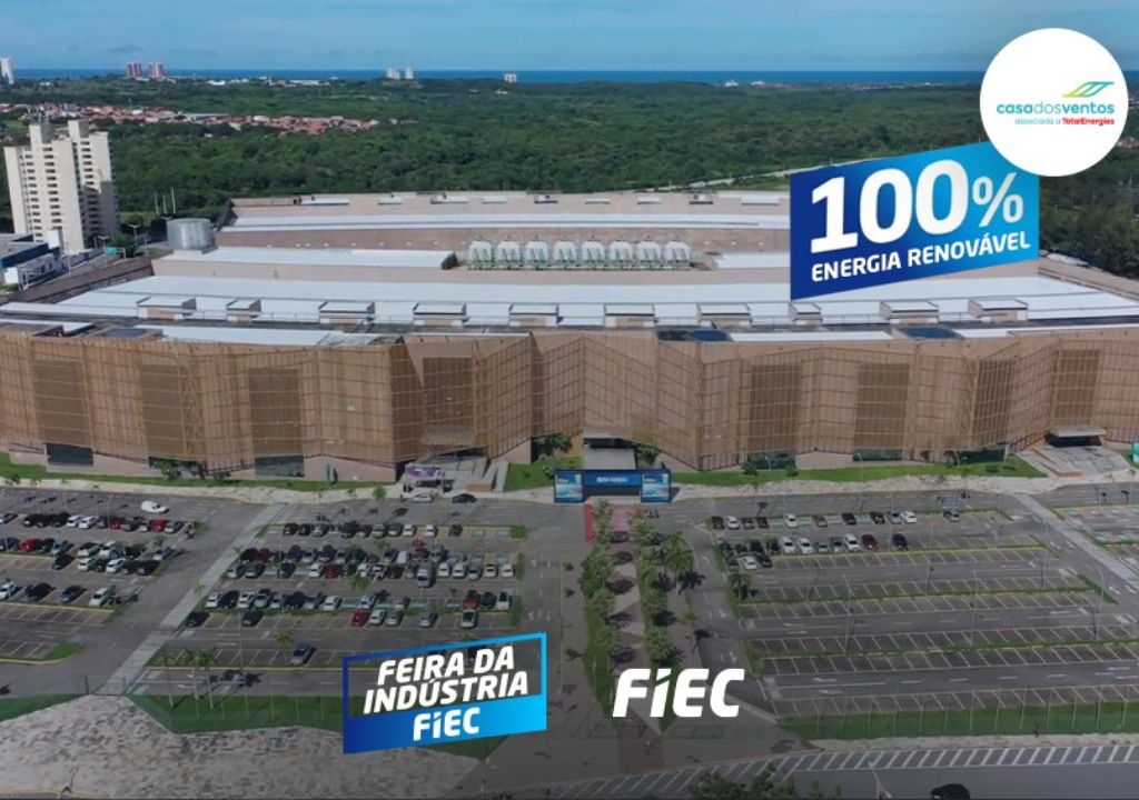 Parceria entre FIEC e Casa dos Ventos garante energia renovável na Feira da Indústria