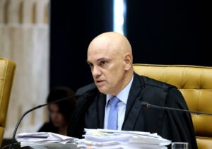 Plenário do Senado Federal em Brasília durante retorno do recesso com pedidos de impeachment contra Alexandre de Moraes