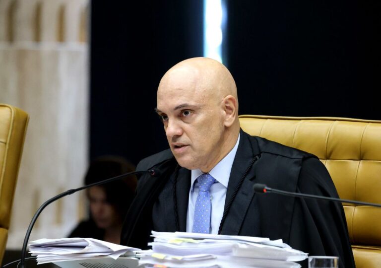 Plenário do Senado Federal em Brasília durante retorno do recesso com pedidos de impeachment contra Alexandre de Moraes