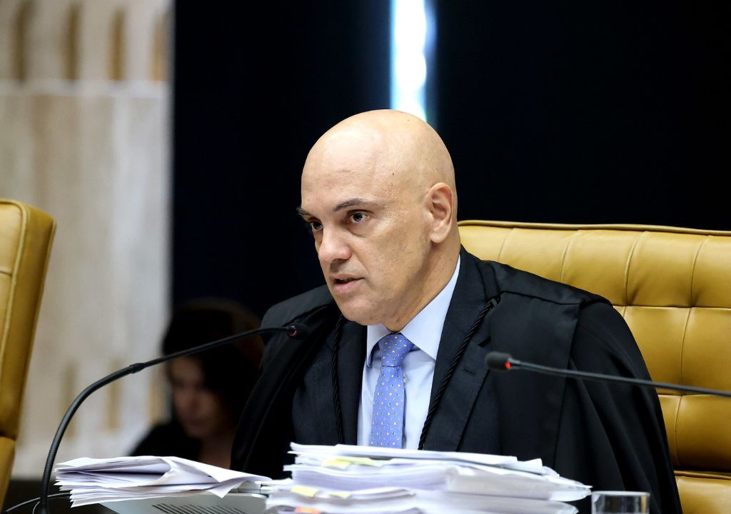Plenário do Senado Federal em Brasília durante retorno do recesso com pedidos de impeachment contra Alexandre de Moraes