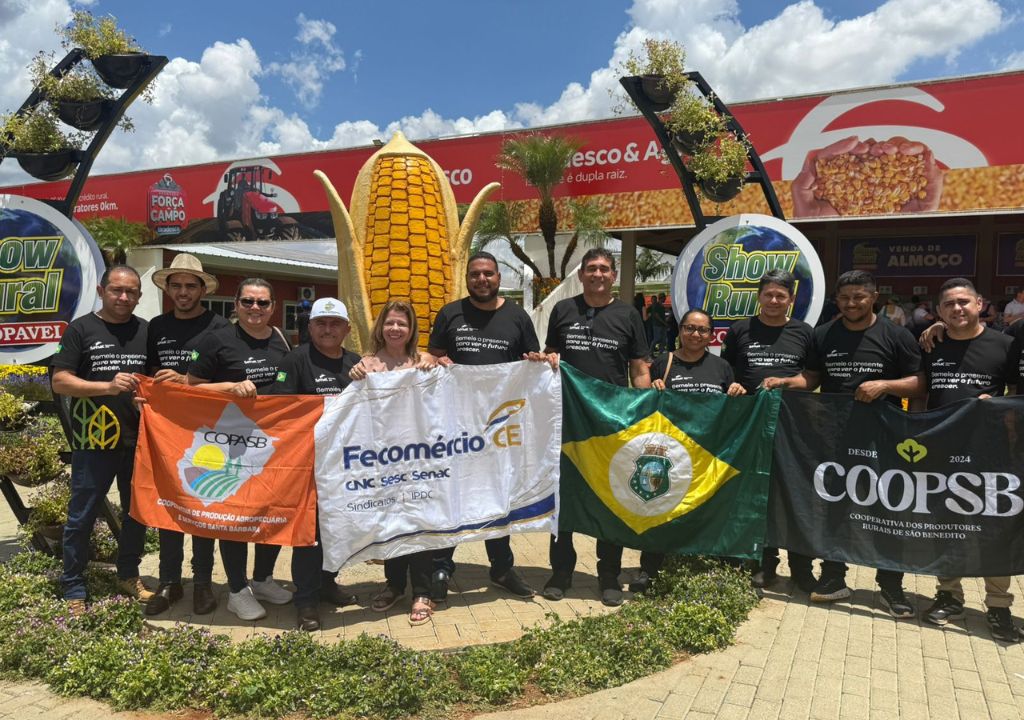 Cooperativas da agricultura familiar do Ceará participam do Show Rural Coopavel 2026 no Paraná