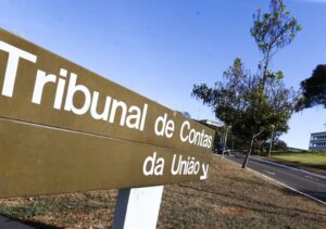 Fachada do Tribunal de Contas da União (TCU) em Brasília.