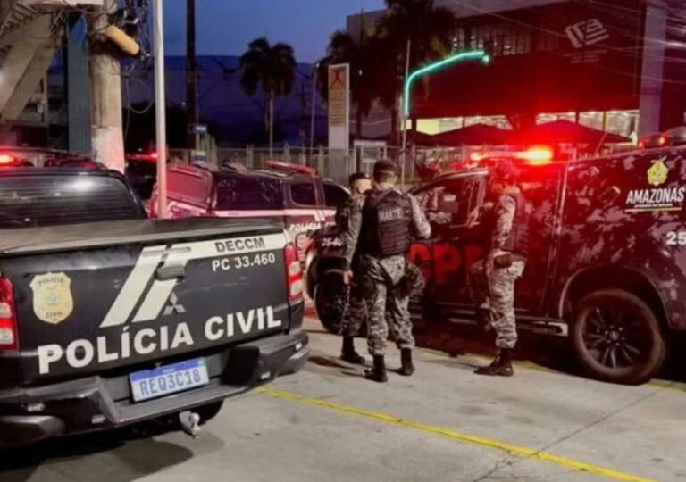 Operação policial contra esquema do Comando Vermelho no Amazonas com agentes públicos e empresas de fachada