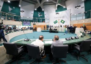 Sessão da Assembleia Legislativa do Ceará com votação de projetos