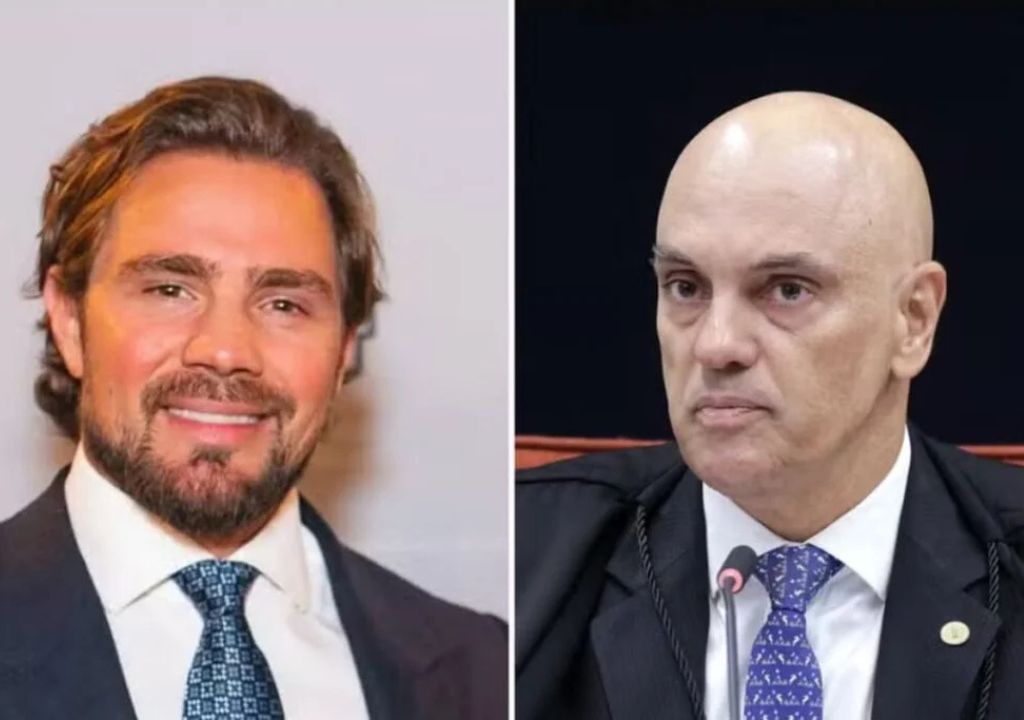 Ministro Alexandre de Moraes durante sessão do STF