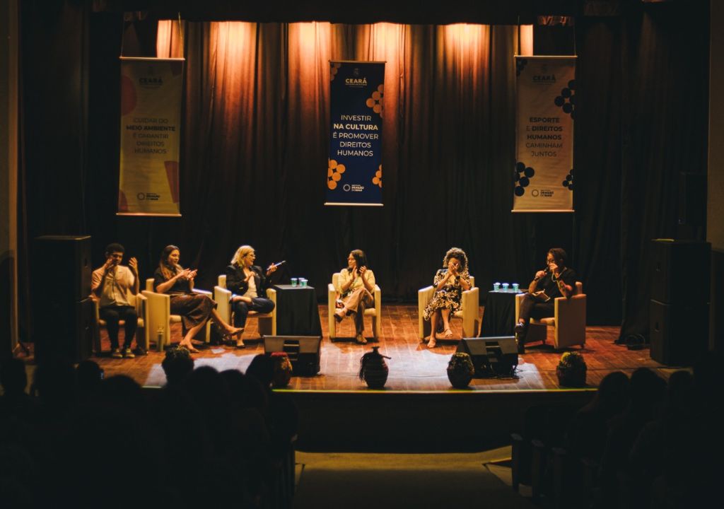 Fachada do Teatro Carlos Câmara, em Fortaleza, sede do Seminário Redes de Criação promovido pelo Instituto Dragão do Mar