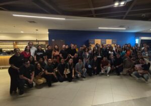 Sala de cinema VIP no Iguatemi Bosque durante evento para jornalistas