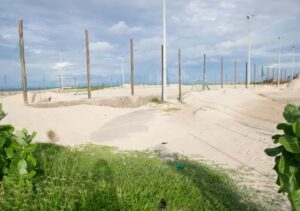 Área no Vicente Pinzón onde será construída usina de dessalinização