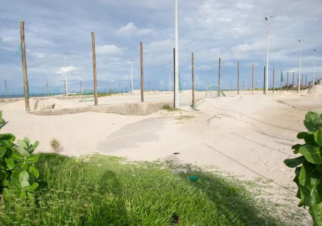 Área no Vicente Pinzón onde será construída usina de dessalinização