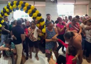 Multidão em inauguração de loja popular no Ceará