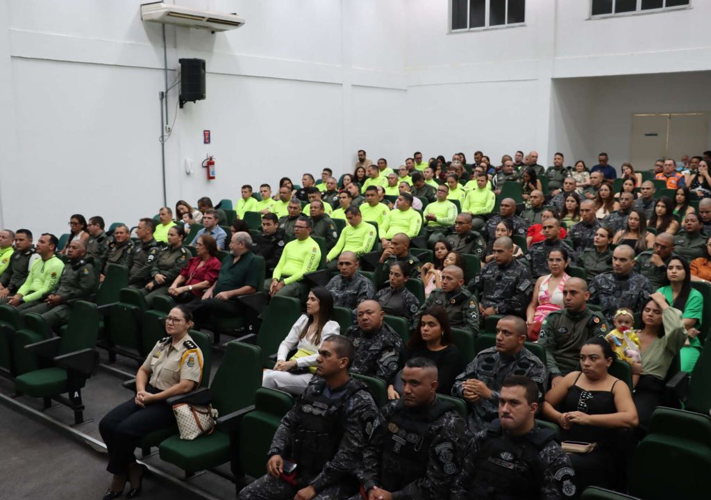 Policiais militares da PMCE durante curso de formação continuada no Ceará