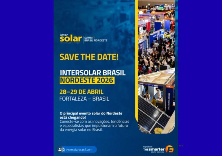 Evento Intersolar Brasil Nordeste 2026 no Centro de Eventos do Ceará em Fortaleza