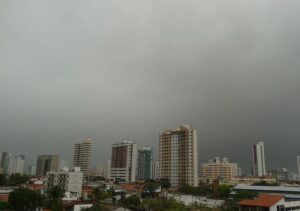 Chuva intensa em cidade do Ceará