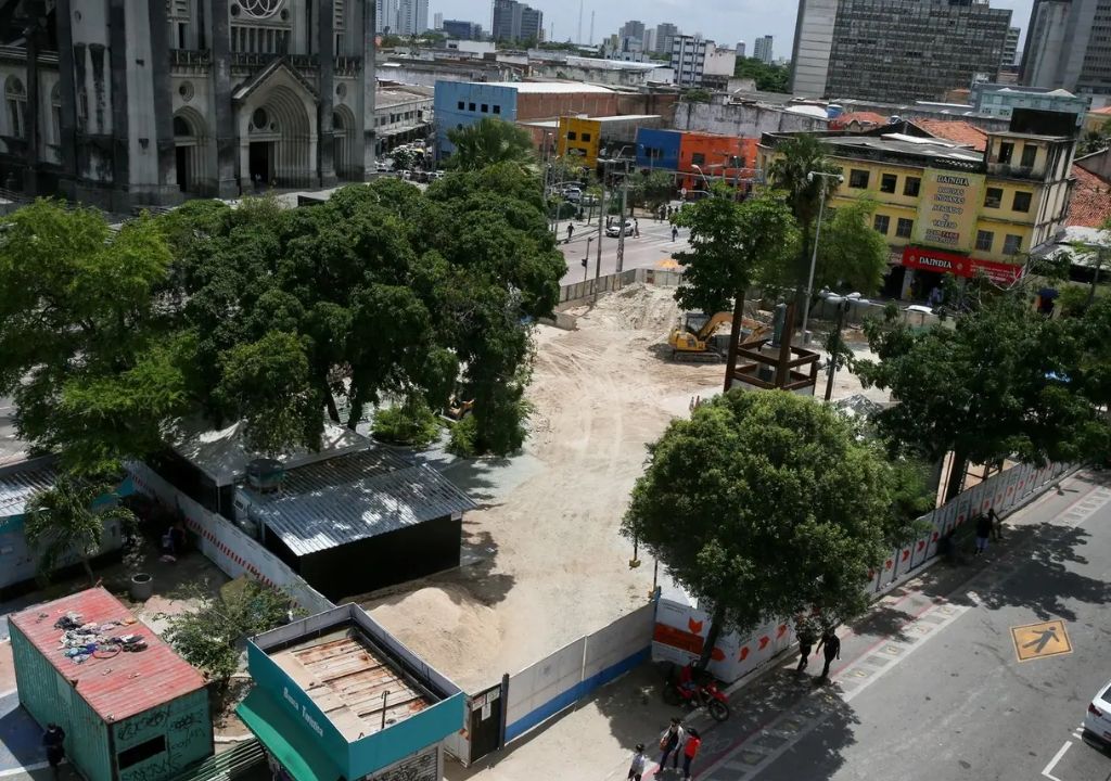 Obras da Linha Leste do Metrô de Fortaleza com novas estações previstas