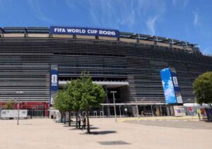 Vista do MetLife Stadium, em Nova Jersey, estádio que recebe Brasil e Marrocos na estreia da Copa do Mundo de 2026.