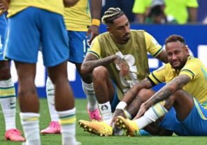 O zagueiro argentino Emanuel Brítez durante passagem pelo Fortaleza antes de acertar com o Vitória.