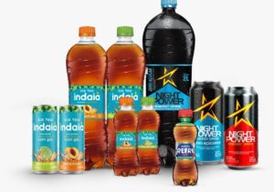 Nova linha Ice Tea Indaiá lançada pela Minalba Brasil nos sabores limão e pêssego.