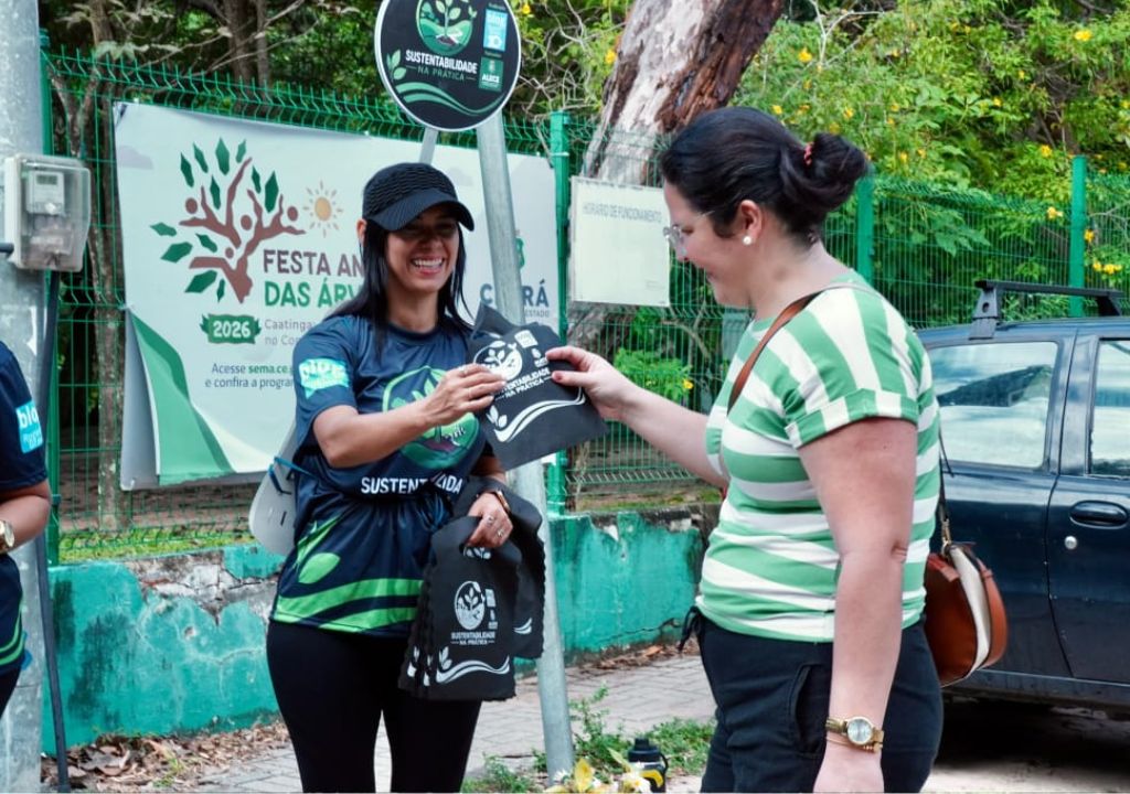 Atividades de educação ambiental do projeto Sustentabilidade na Prática em Fortaleza